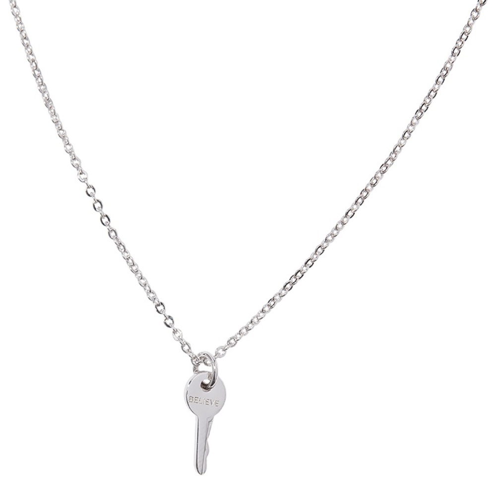 🌸 THE GIVING KEYS - Mini Key Necklace Silver🌸 - Picture 4 of 5